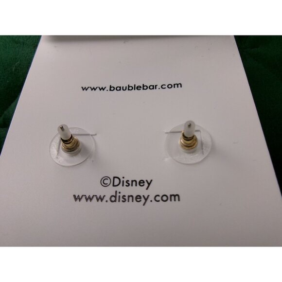 NEW Disney X BaubleBar Minnie Mouse Rhinestone & Flower Bow Earrings - Picture 4 of 4